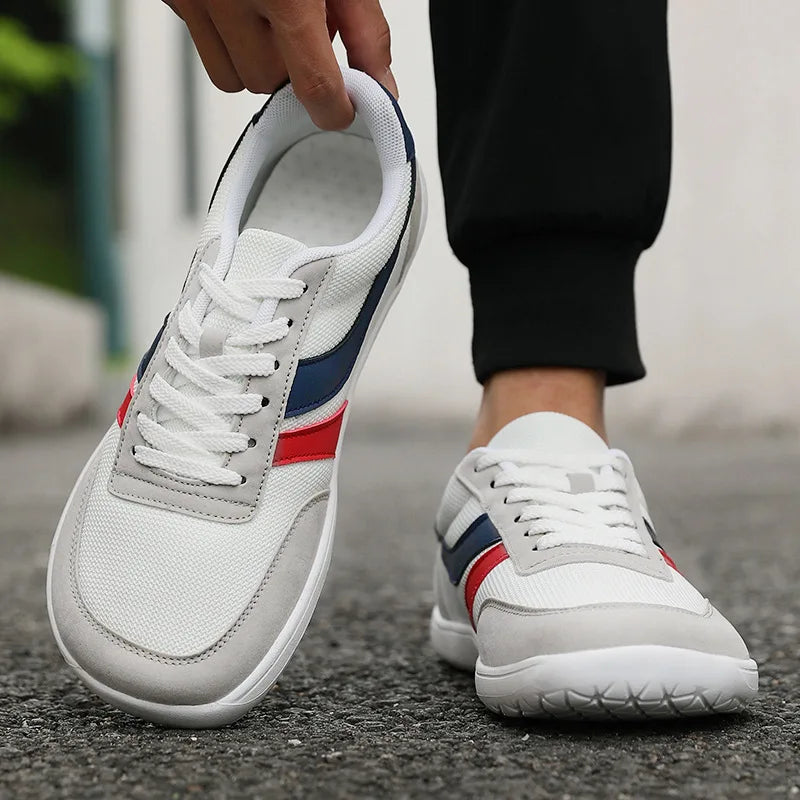 Men Shoes Wide Toe Sneakers Fashion New Soft Sole Wide Last Shoes Outdoor Casual Shoe Unisex Mesh Barefoot Shoes Tenis De Hombre