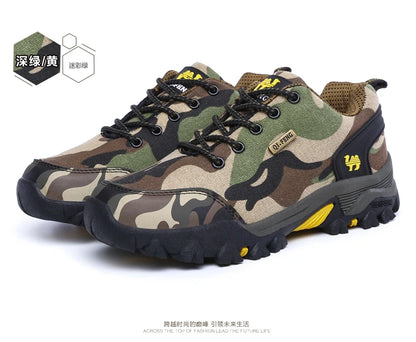 Casual Shoes Men Summer Outdoor Sneakers Women Footwear Trainer Waterproof Camouflage Army Shoe Male Military Shoes Tenis Jeans