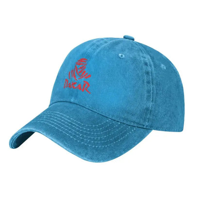 Casquettes de baseball vintage de course tout-terrain « D-Dakares Rally », style unisexe, effet vieilli, lavées, casquettes de soleil, de voyage, souples et non structurées