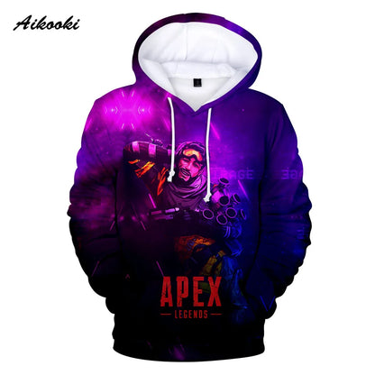 Personality 3D Printed Game Apex Legends Hoodies Sweatshirts Men Women High Quality Hoody Game Long Sleeve Plus Size Hoodies