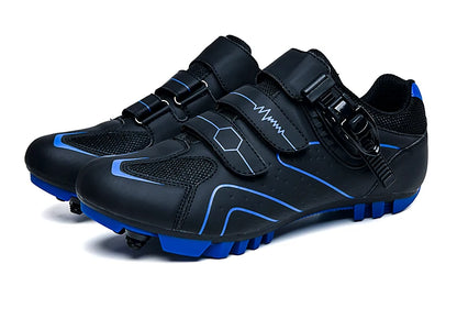 Mountain Bike Shoes Mens Cycling Shoes Quick Ratchet Buckle Compatible with SPD System Pedal for Indoor Outdoor Women MTB Shoes