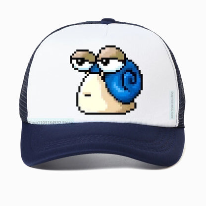 Czapka baseballowa z nadrukiem Harajuku MapleStory – urocza i zabawna, męska, w koreańskim stylu, dla fanów gier, otaku i hipsterów – czapka z możliwością personalizacji