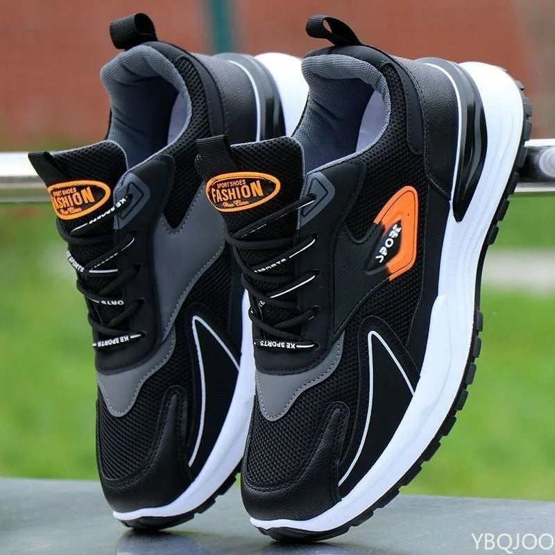 2025 grande taille automne mode nouvel article respirant décontracté confortable chaussures pour hommes polyvalent, léger plat sport chaussures pour hommes