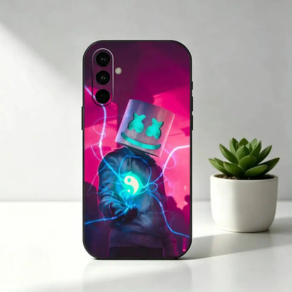 R-Royales F-Fortnite Game Phone Case Black Silicone Soft for Samsung Galaxy A73, A72, A71, A70, A53, A52, A51