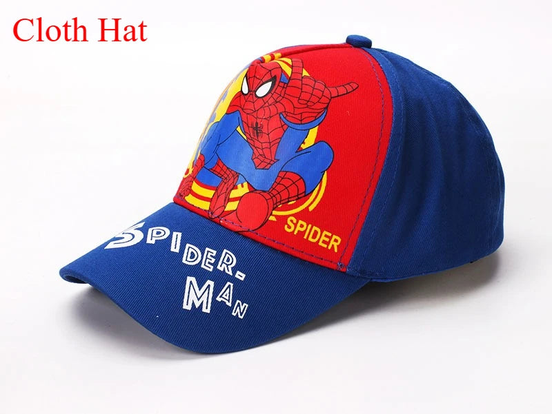 Marvel Anime figurka Spider-Man kreslená baseballová čepice bavlna polyester čepice s kšiltem pro chlapce a dívky čepice a doplňky k hlavě dětský dárek k narozeninám