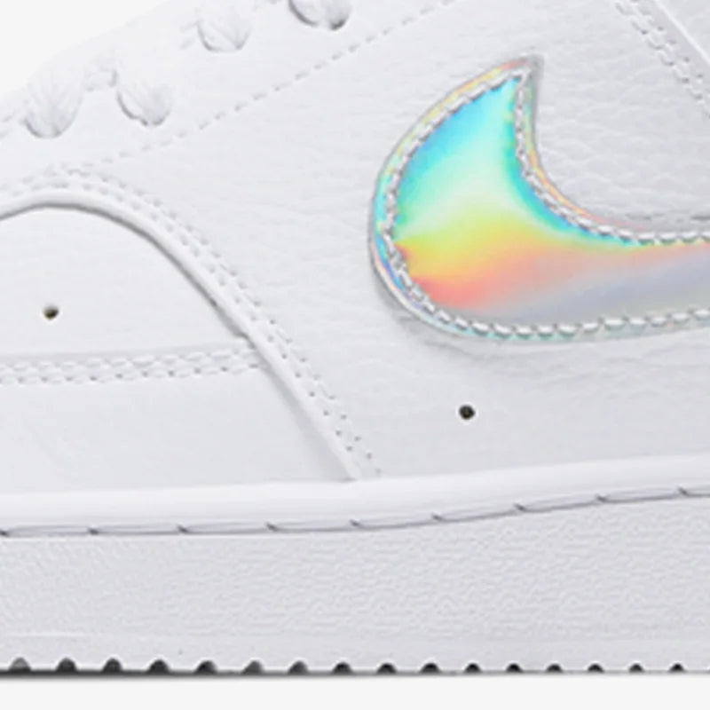 Sapatilhas casuais de skate de cano baixo para mulher Nike Genuine COURT VISION CW5596-100