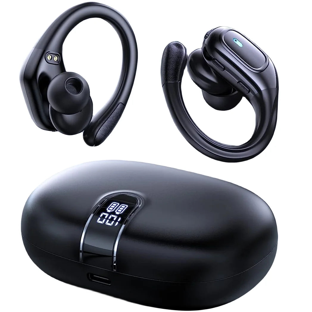 Écouteurs sans fil de sport GDLYL BX28 originaux avec micros, affichage LED de la puissance, son stéréo Hifi, écouteurs Bluetooth 6.0 TWS