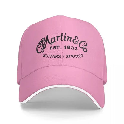 Authentic Martin Guitar Black Design Cap Baseball Cap Streetwear Winter Hats Woman Men