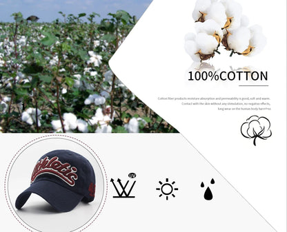 Big Letter Embroidery Baseball Cap Men Summer Casual Women Fashion Snapback Cotton Caps Visor Hip Hop Hat Autumn Adjustable
