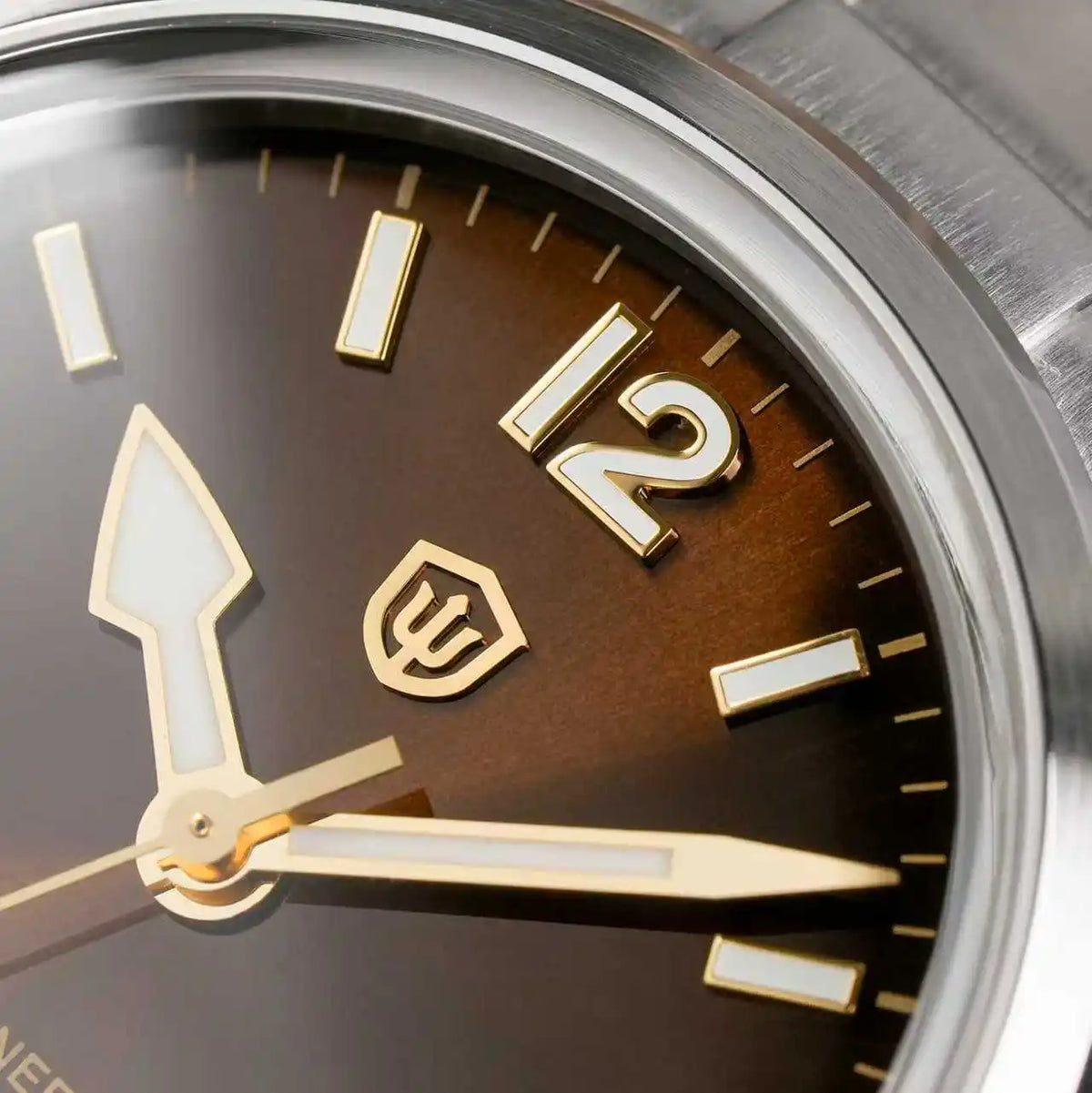 Montre à quartz pour homme Watchdives WD1960S V2, style vintage, cadran crème, 36 mm, mouvement VH31 à trotteuse fluide, verre saphir bombé, étanche 10 ATM, aiguilles luminescentes, boîtier en acier inoxydable