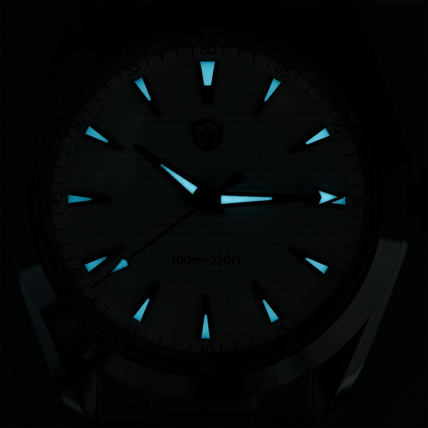 Watchdives WD0006 V2 Watch VH31 Sweep Second Quartz Movement Sapphire Luminous Stainless Steel Watches Waterproof 38mm Watch