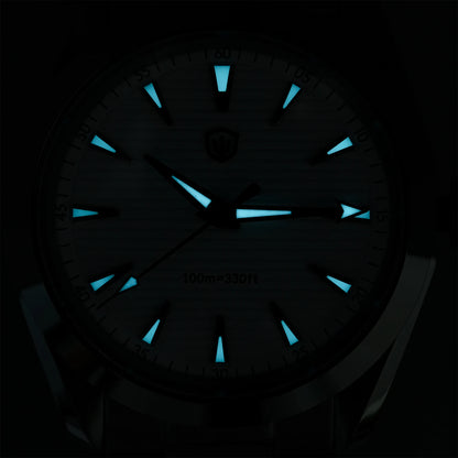 Watchdives WD0006 V2 Watch VH31 Sweep Second Quartz Movement Sapphire Luminous Stainless Steel Watches Waterproof 38mm Watch