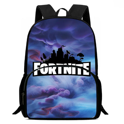 Mochilas Infantis de Design Gaming F-FortniteS com Lancheira e Estojo, Mochilas Escolares de Grande Capacidade para Meninos e Meninas, Melhor Presente