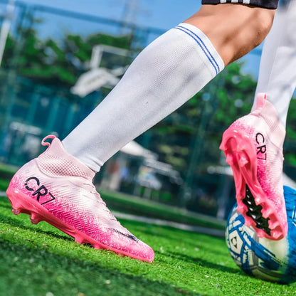 Zapatos de fútbol para adulto de alta demanda en otoño, con amortiguación, suaves y estables, deportivos con rebote, envolventes, ligeros y con tacos