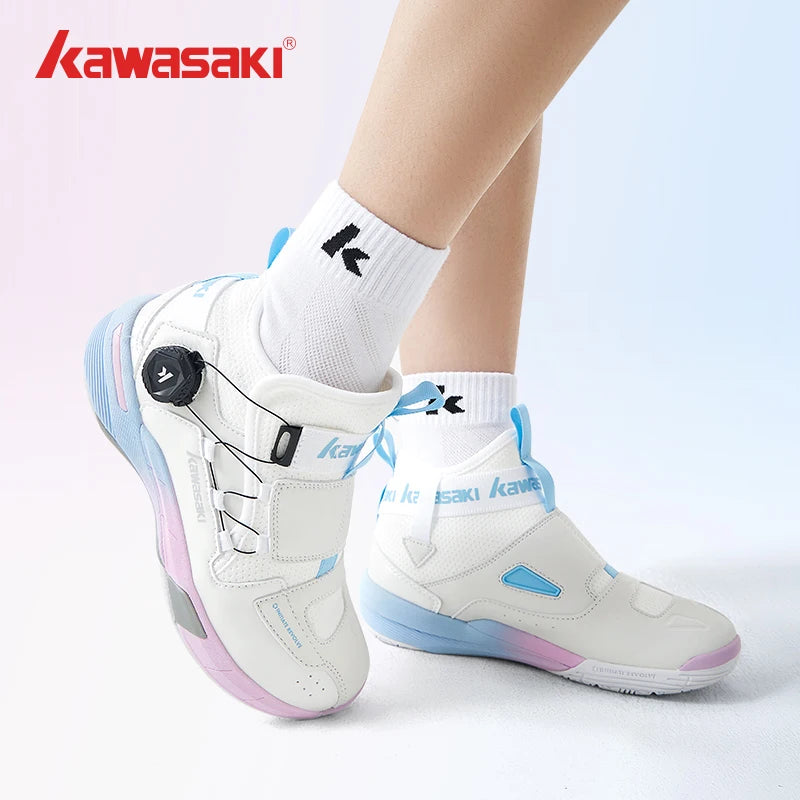 Zapatillas profesionales de bádminton Kawasaki King Series 2.0 para hombre y mujer, deportivas antitorsión originales, zapatillas de tenis para hombre, sneakers A3311
