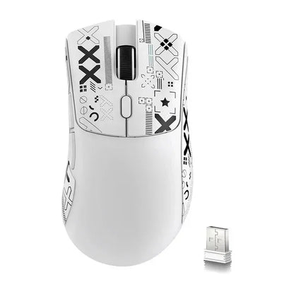 Attack Shark R1 2.4G USB безжична Bluetooth геймърска мишка 18K DPI PAW3311 трирежимна свързаност 59g лека за PC лаптоп Mac