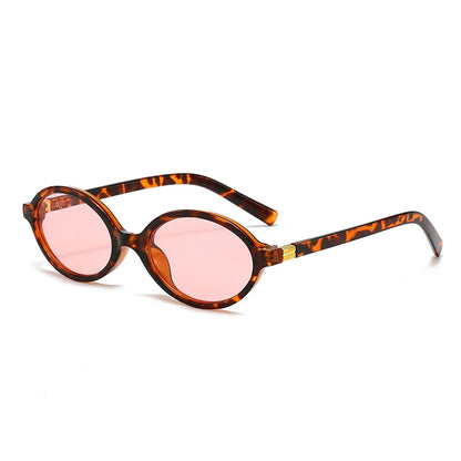 Oval Small Frame Luxury Brand Woman Sunglasses Women Retro Female Glasses Anti-blue Light Eyeglasses Trend Ladies Glasses men