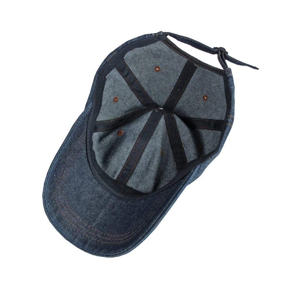 FS Brand Синя дънкова шапка за мъже Летни бейзболни шапки Луксозна дамска дизайнерска шапка Шапка в стил „стрийтуеър“ Шапка тип „тракър“ Gorras Para Hombre