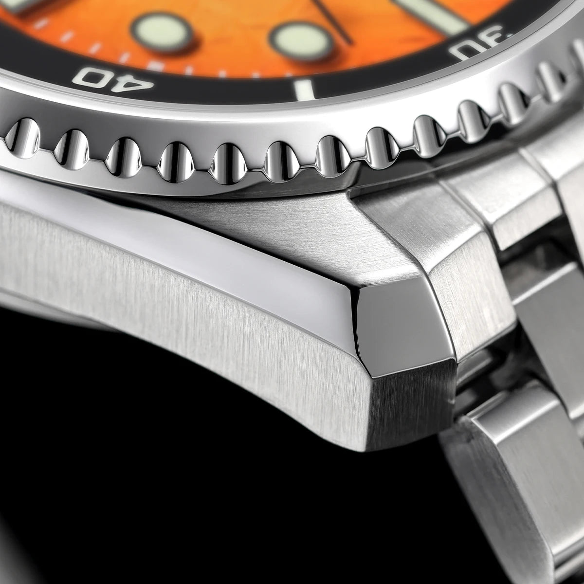 BERNY Diver Automatic Watches Men's Luxury Sapphire 316L Stainless Steel Mechanical Watch 42MM 200M Waterproof Diving Men's Watch
