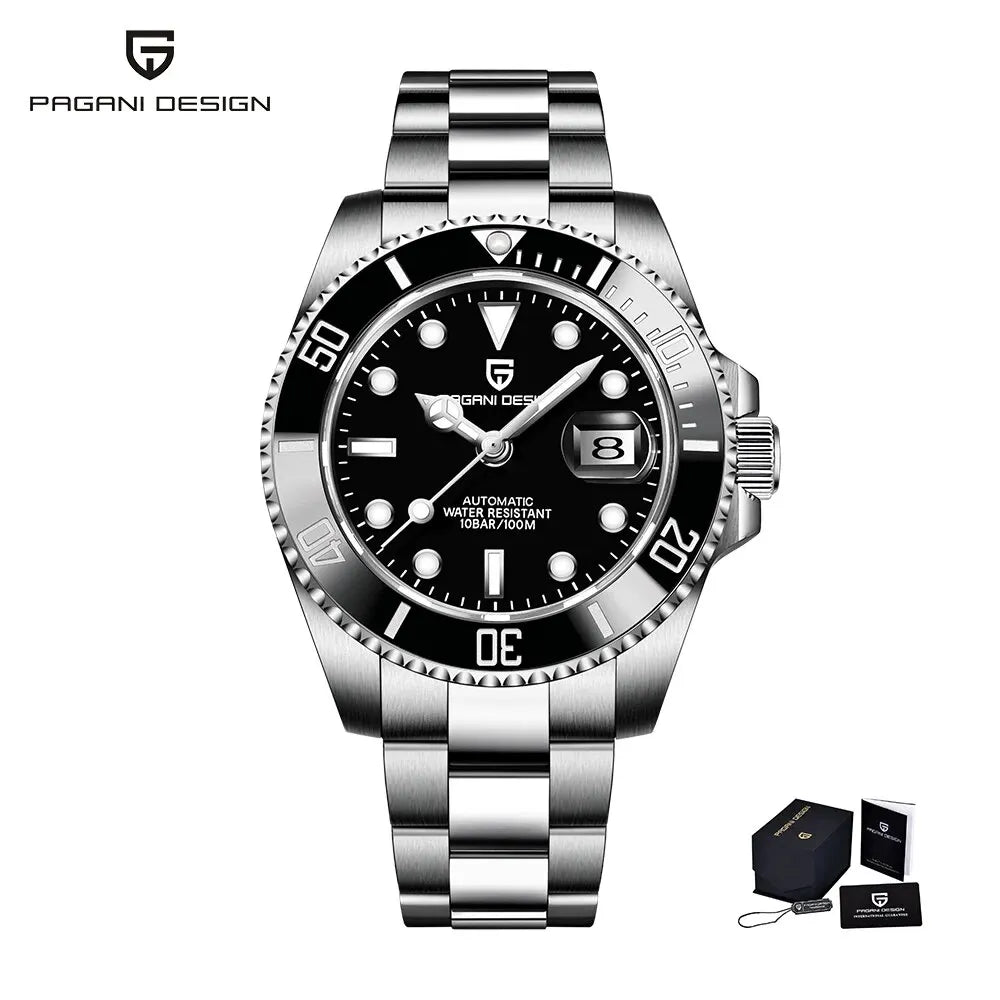 Relógio automático mecânico para homem PAGANI Design 2026 New Miyota 8215 40mm em aço inoxidável, impermeável