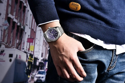 Relógio PAGANI DESIGN DD40 para homem – Modelo em ouro rosa, relógio de pulso mecânico de luxo, movimento automático, vidro de safira com tratamento antirreflexo, estanque