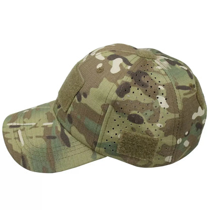1 stk. Ny camouflage-baseballkasket til mænd, åndbar solhat til udendørs sport, jagt, vandreture, camping, strand og fiskeri