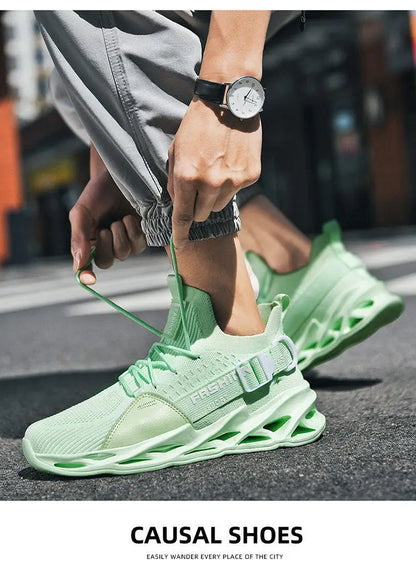 Moda Lila Casual Sneakers Dam Herr Blade Löparskor Storlek 48 Lätta Andningsbara Sportskor Herr Mesh-sneakers