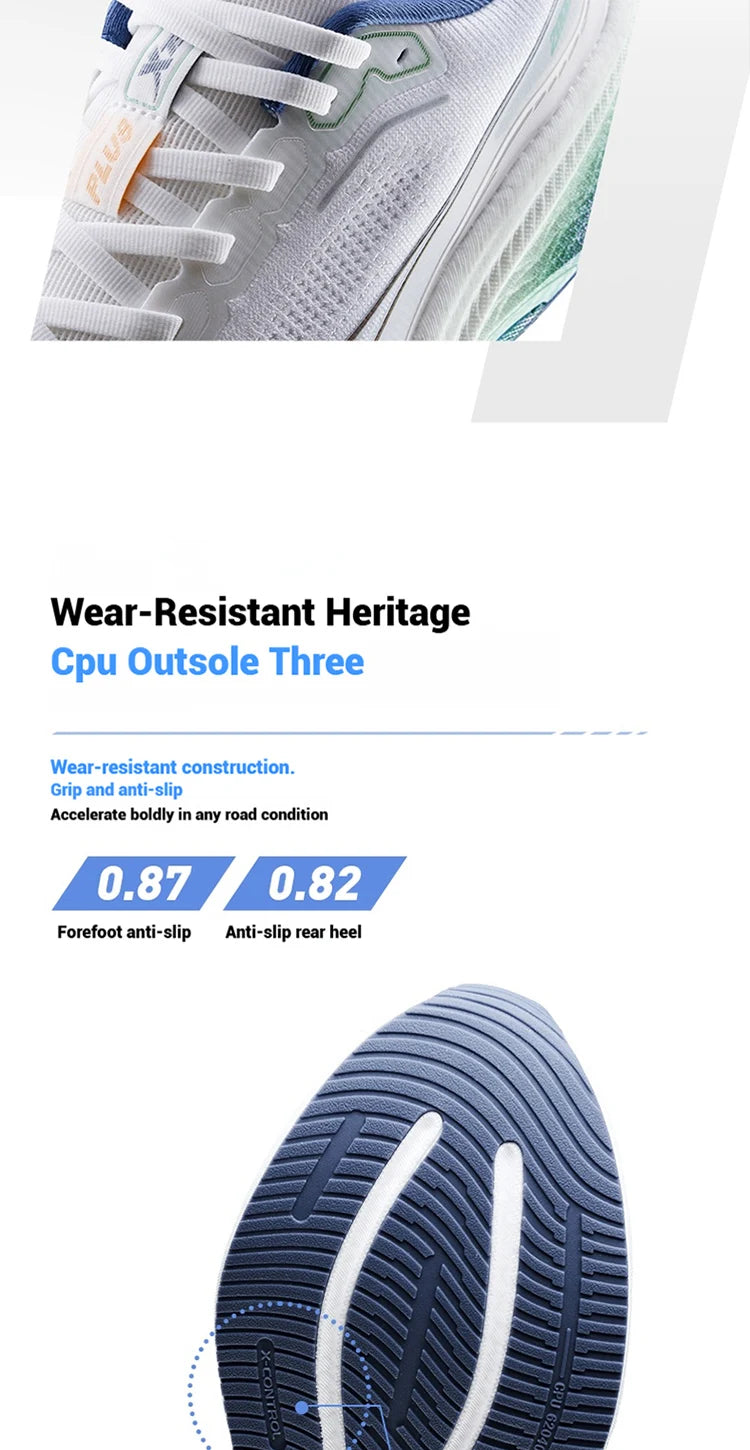 Chaussures de course Xtep 2000 km Plus - Nouveauté printemps : légères, antidérapantes et résistantes à l'usure - Baskets d'entraînement et de jogging pour homme 875319110001
