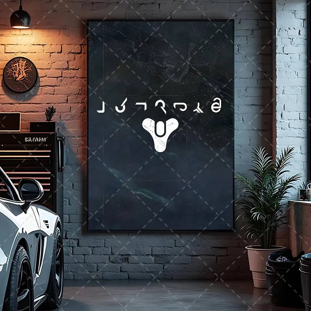 Game Destiny 2 Poster Art With Prints Home Bedroom Living Room Decoration Gift