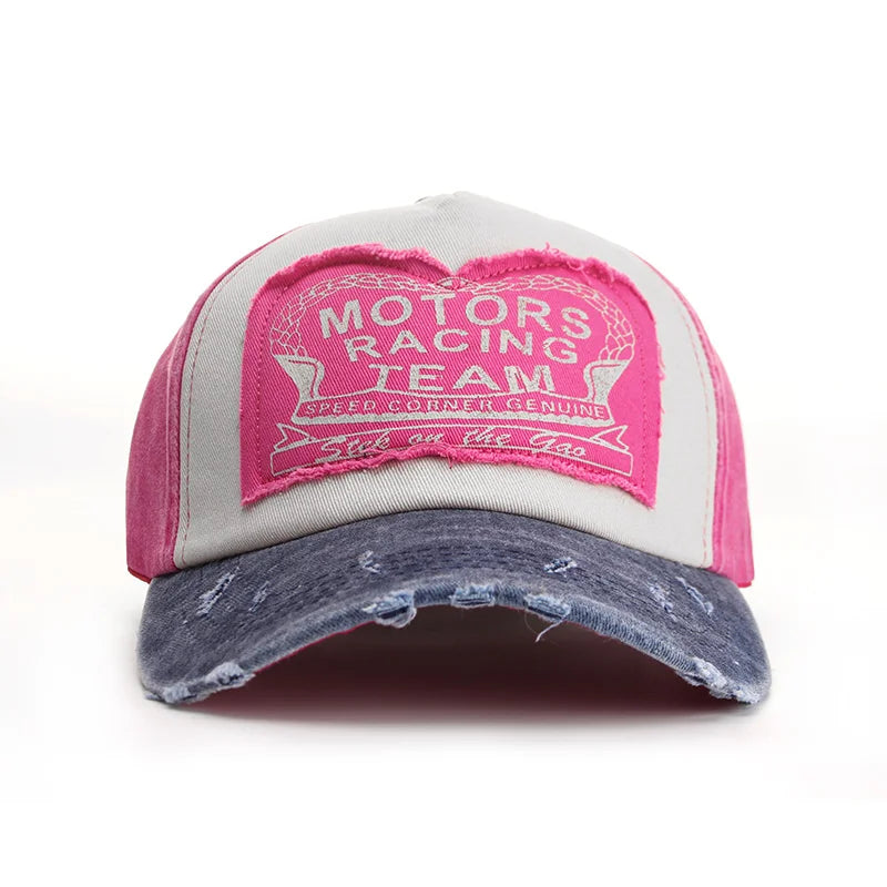 Casquette de baseball en coton printemps-été pour homme, style délavé et vieilli, chapeaux pour homme et femme, casquette de soleil pour l'extérieur, casquettes hip-hop, style décontracté, multicolore