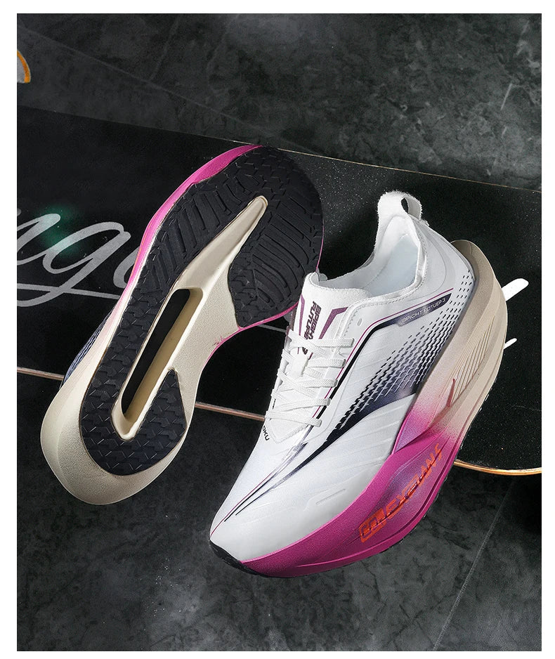 Marathon Men Running Shoes Carbon Board Specialty Sports Breathable Lightweight Women's Comfortable Chunta Athletic Sneakers