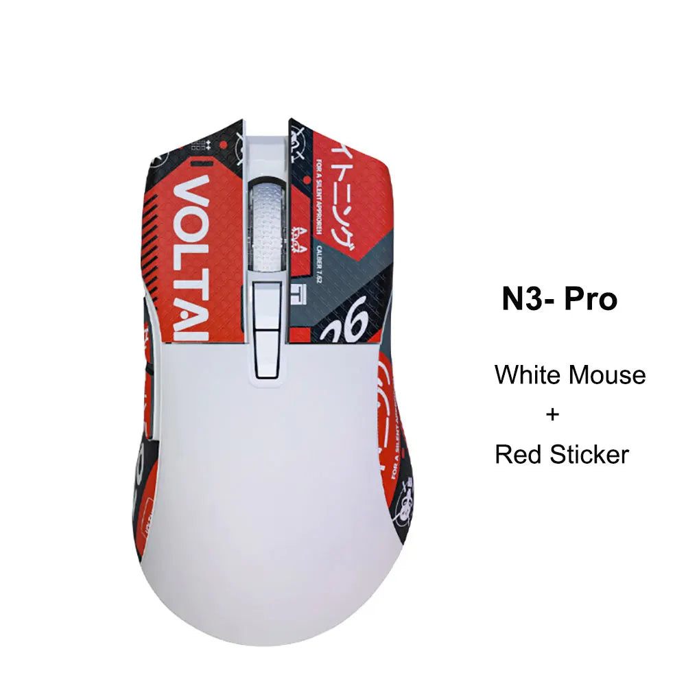 Motospeed Darmoshark N3 Pro Bluetooth Wireless Gaming Mouse Double 8K Tri-Mode Rechargeable PAW3395 64g Ergonomic Gamer Mouse