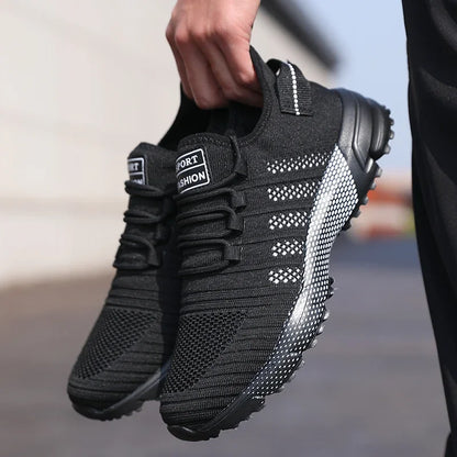 Sneakers casual da uomo in mesh, leggere e traspiranti, scarpe da running slip-on con suola morbida, mocassini bassi da uomo, trainers Zapatos Hombre