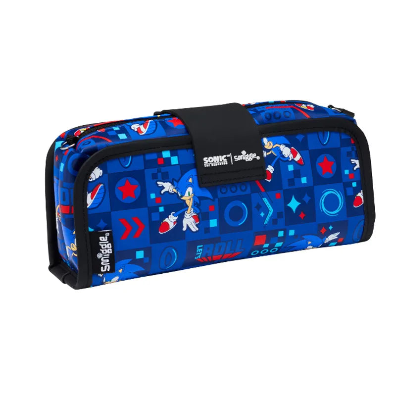 NEW High-quality Original Blue Boy Sonic Children's Backpack Cartoon Stress-relief Bag Hedgehog Anime Stationery Student Gift