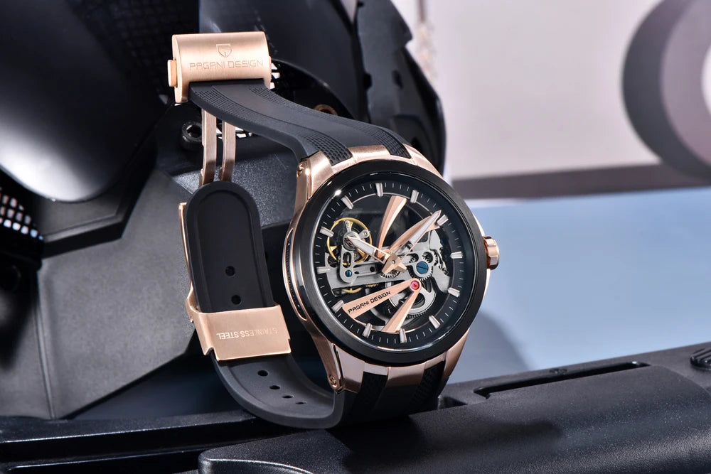 2026 New PAGANI DESIGN Hollow Men's Watches Mechanical Luxury Automatic Watch Men AR Sapphire Waterproof Luminous Man Gift Clock