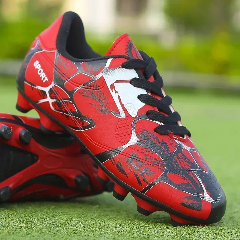 Nouvelles chaussures de football pour hommes et enfants, crampons professionnels pour adultes, chaussures de football ultralégères antidérapantes pour l'herbe, chaussures d'entraînement pour garçons, livraison directe