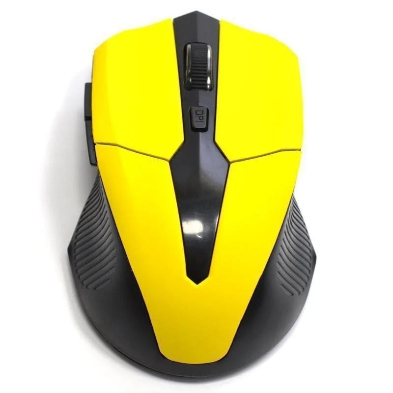Mouse wireless 2.4Ghz 1200DPI regolabile, mouse ottico da gaming wireless per casa, ufficio, gioco, PC, computer e laptop