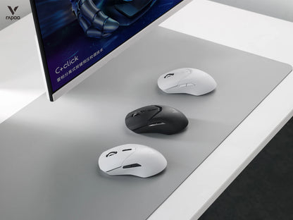 Ratón gaming inalámbrico Rapoo VT9PRO PAW3398 68g, con cable, programable, ergonómico, 26000DPI, recargable Type C, accesorio para PC gamer