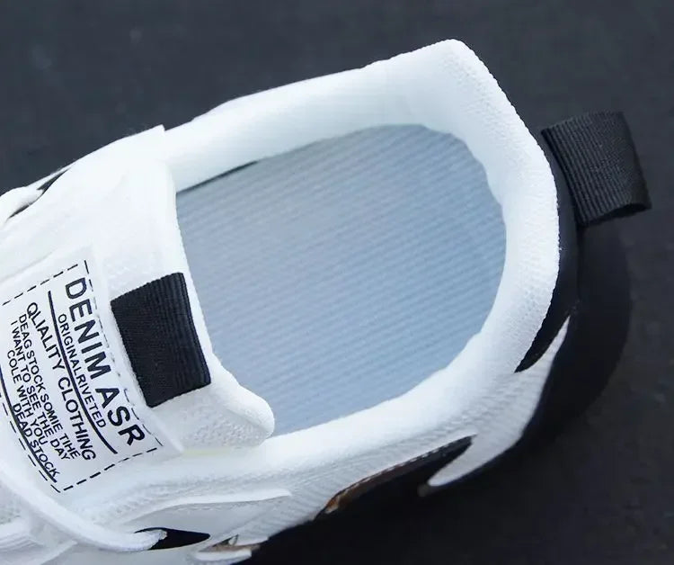 Vattentäta sneakers i PU-läder för män, lediga sportskor, lätta, andningsbara, platta och halkfria tennisskor, Zapatillas Hombre