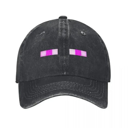 „Enderman Fashion“ beisbolo kepurė, kepurė su snapeliu, vyriška kepurė, moteriška kepurė, vyriška panamos kepurė