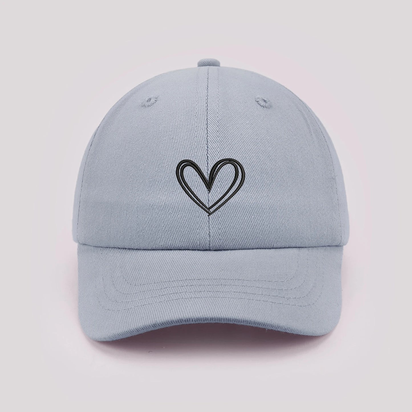 Cartoon heart-shaped Baby Baseball Cap Cute Solid Color Toddler Sun Hat with Ears Summer Adjustable Kids Boy Girl Peaked Cap ﻿
