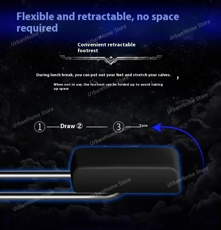 Gaming Chair Ergonomic Gaming Chair Net Coffee Computer Chair Home Reclining Office Comfortable Swivel Silla Gaming Chaise