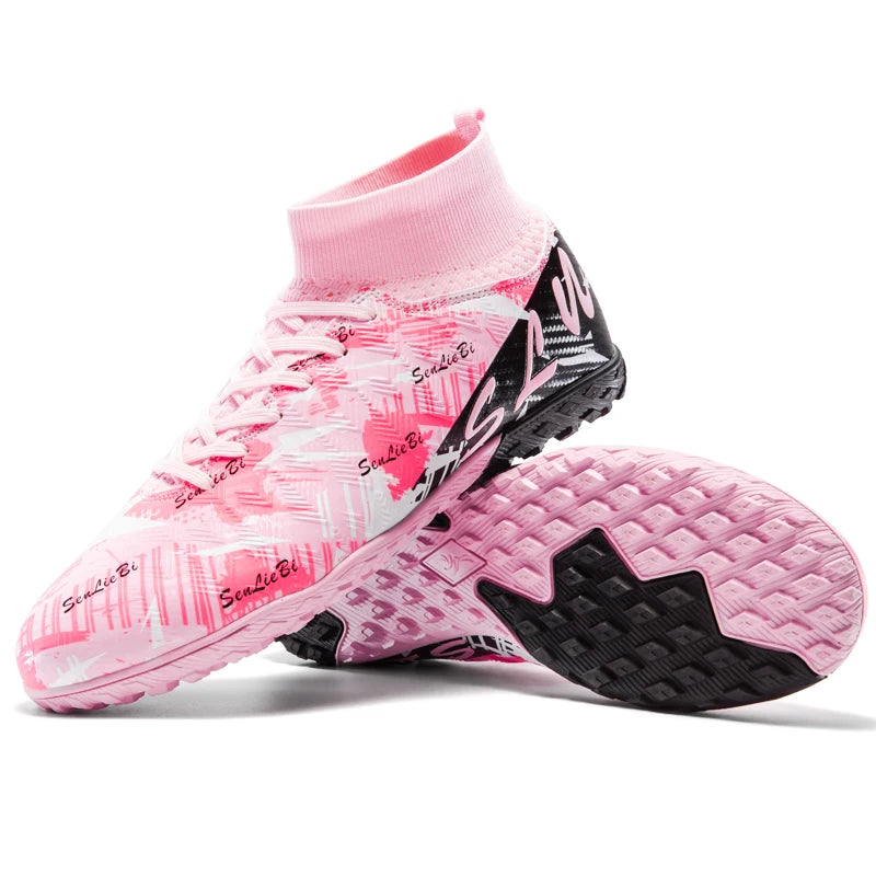 Chaussures de football montantes pour hommes, crampons professionnels pour terrain de football, baskets athlétiques pour adolescents, entraînement de football 2026