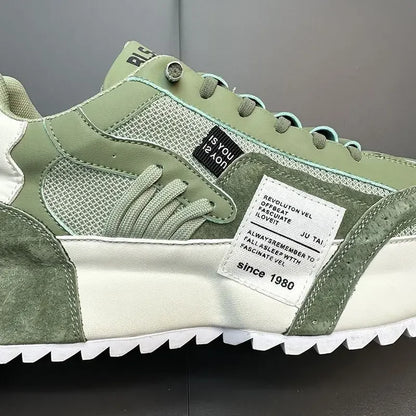 Baskets de luxe pour homme, chaussures de sport, mocassins, baskets casual pour homme à semelles épaisses, confortables, respirantes, tendance, au design original et personnalisées