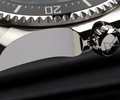 Cronos Automatic Diving Watch Stainless Steel 2000Meters Water Resistance Professional Diver PT5000 SW200 Miyota9015 90S5 L6027M