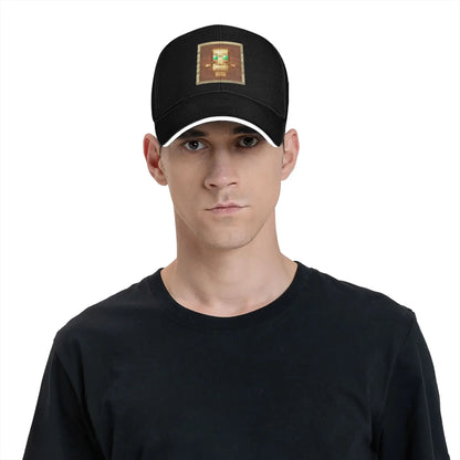 Totem Of Undying Game baseballkasketter Hip Hop Pixel Art guld-sandwichkasketter til mænd og kvinder, justerbart hovedbeklædning til udendørs brug