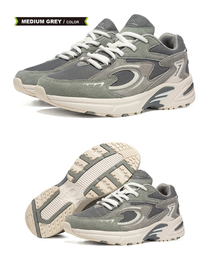 Baasploa New Running Shoes Men Outdoor Fashion Lightweight Mesh Sports Shoes Male Casual Breathable Non-Slip Walking Shoes