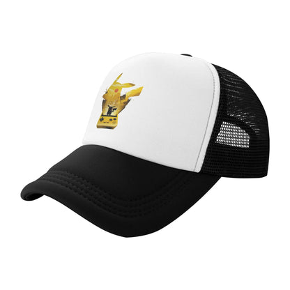 Pokemon Trucker Hats Adult Hip-Hop  Hats Trucker Hat Trucker Cap Adjustable Polyester Mesh Baseball Caps Summer