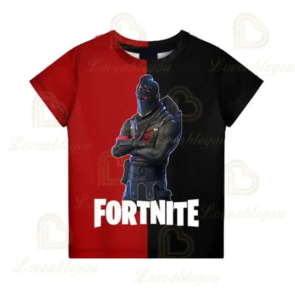 T-shirt Battle Royale Fortnite Victory per bambini, top per bambine e bambini, abbigliamento Harajuku, magliette 3D per bambini, 2025 NUOVO DESIGN
