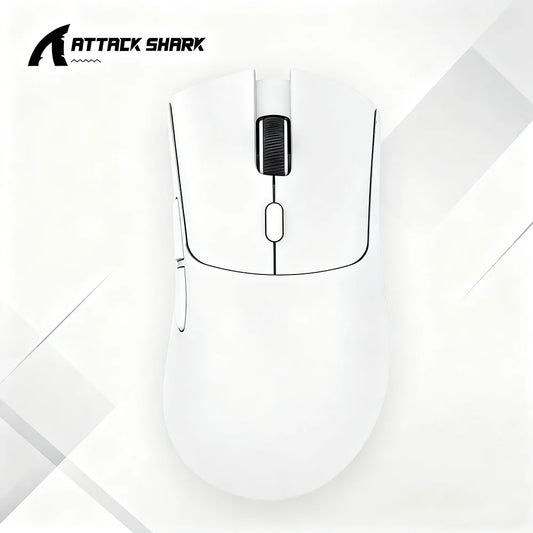 Attack Shark R1/X11 Tri-Mode trådlös gamingmus 18K DPI PAW3311 Bluetooth/2.4GHz/trådbunden lätt programmerbar för PC/bärbar dator
